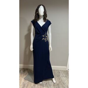 CHIARA Boni La Petite Robe Blue Suyai Gown Size 8 (44)